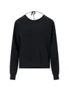 Aspesi Crew-neck Sweater In Black  