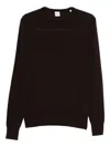Aspesi Crew-neck Sweater In Brown
