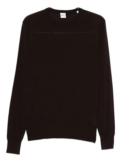 Aspesi Crew-neck Sweater In Brown