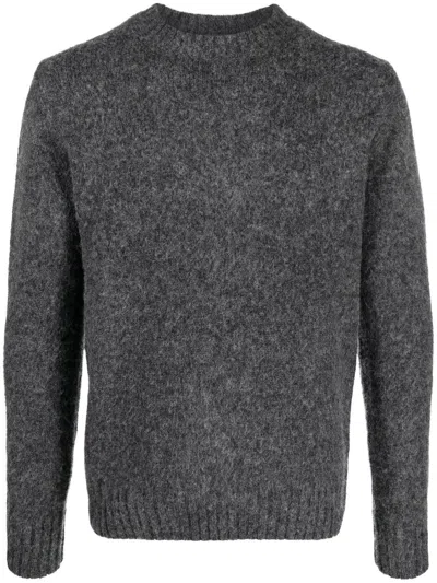 Aspesi Crew Neck Sweater In Gray