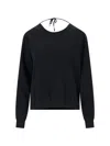 Aspesi Crew-neck Sweater In Nero
