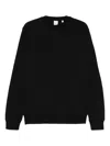 Aspesi Crew-neck Sweatshirt In Black