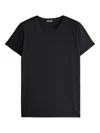 Aspesi Crew-neck T-shirt In Black