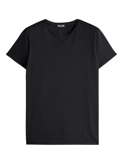 Aspesi Crew-neck T-shirt In Black