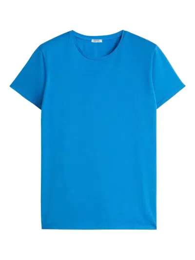 Aspesi Crew-neck T-shirt In Blue