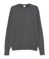 Aspesi Crew-neck Wool Sweater In Gray