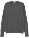 Aspesi Crew-neck Wool Sweater In Grau