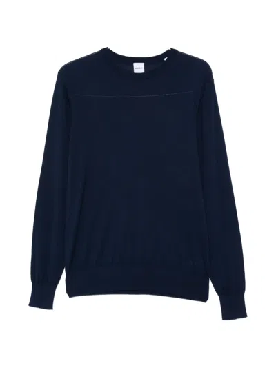 Aspesi Crew-neck Sweater In Black