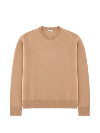Aspesi Crew-neck Sweater In Brown