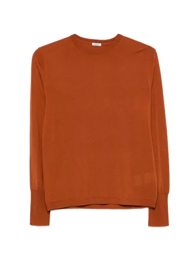 Aspesi Crew-neck Sweater In Orange