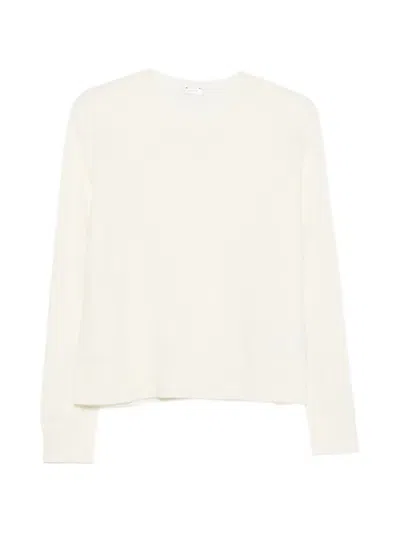 Aspesi Crew-neck Sweater In White