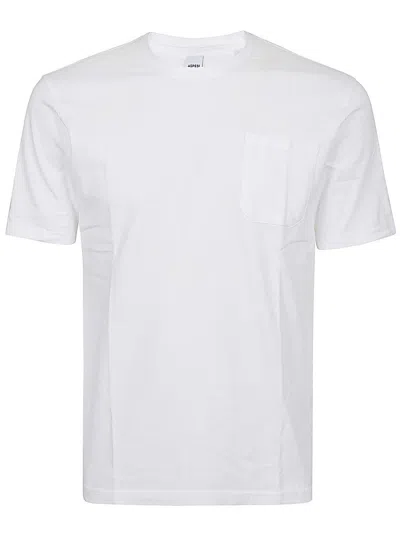 Aspesi Crewneck T-shirt In Bianco