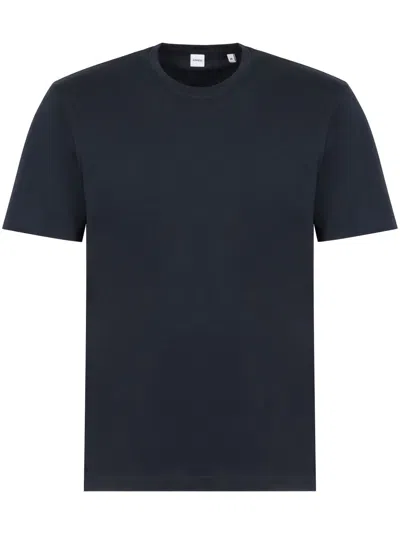 Aspesi Crewneck T-shirt Men Navy In Blue
