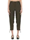 Aspesi Cropped Pants In Militare