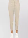 Aspesi Cropped Trousers With Pockets And Belt Loops