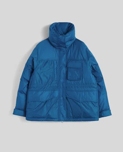 Aspesi Cubalibre Recycled Nylon Jacket In Blue