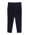 Aspesi Classic Trousers In Navy Blue Cotton In Black
