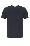 Aspesi Dark Blue Cotton T-shirt In Black