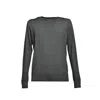 Aspesi Dark Gray Wool Crewneck Sweater