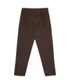 Aspesi Dart-detailing Tapered Trousers In Black