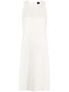 Aspesi Darted A-line Dress In Neutrals