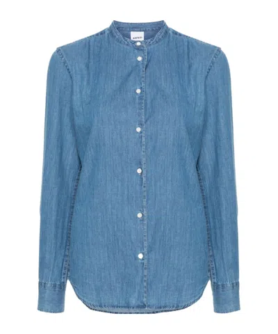 Aspesi Denim Cotton Shirt In Blue