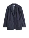 Aspesi Denim-effect Single-breasted Jacket In Denim