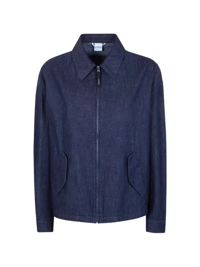 Aspesi Shirt Jacket In Blue