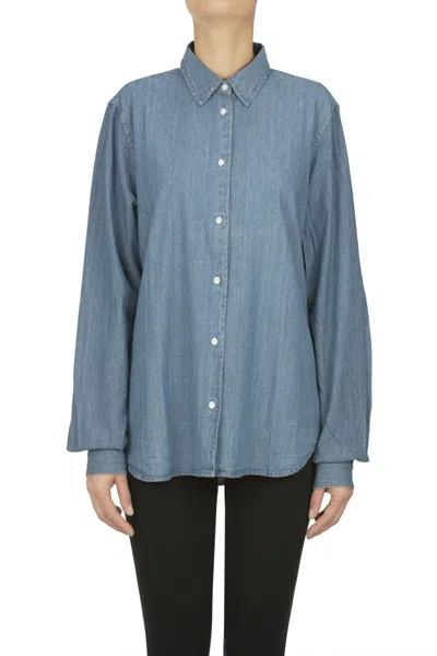 Aspesi Denim Shirt In Blue