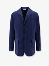 Aspesi Single-breasted Long-sleeved Suit Jacket In Multi