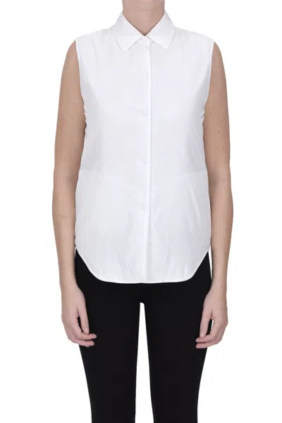 Aspesi Dot Padded Gilet In White