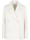 Aspesi Double-breasted Blazer In Neutral