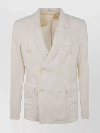 ASPESI DOUBLE-BREASTED BLAZER NOTCHED LAPELS