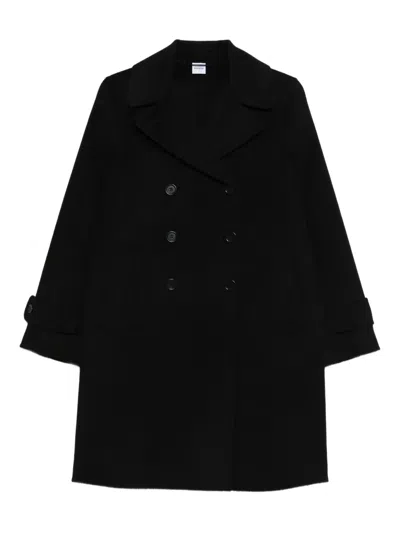 Aspesi Doppelreihiger Mantel In Black