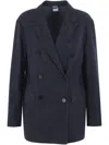 Aspesi Classic Suit With Doublebreast Jacket In Blue