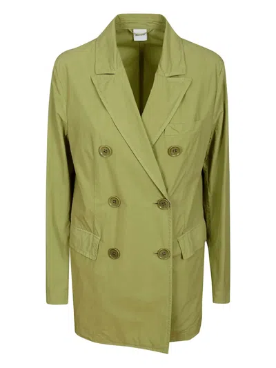 ASPESI DOUBLE-BREASTED FLAP-POCKET SUIT