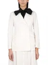 Aspesi Double-breasted Jacket In Neutral