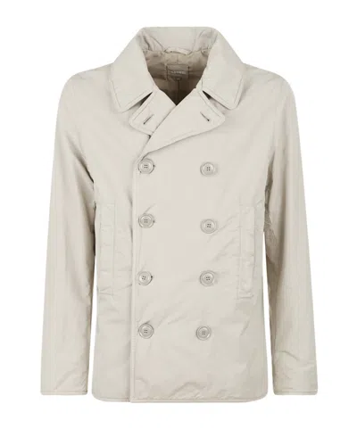 Aspesi Double-breasted Jacket In White