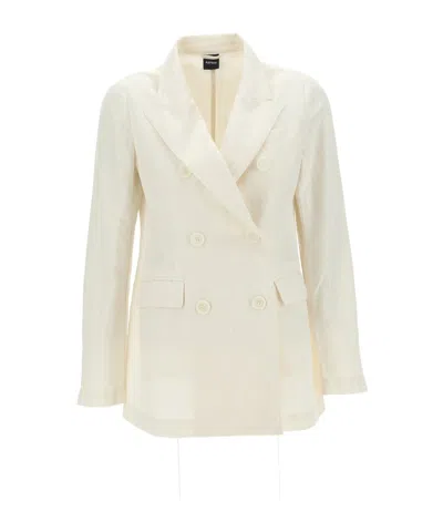 ASPESI ASPESI FLAP-POCKETED DOUBLE-BREASTED BLAZER