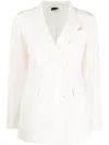 Aspesi Double-breasted Jacket In White