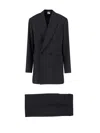 Aspesi Double-breasted Suit - Black In Black