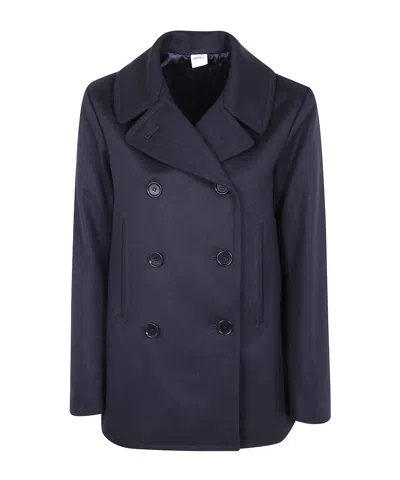 ASPESI DOUBLE-BREASTED WOOL COAT