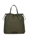 Aspesi Drawstring Shoulder Bag In Green