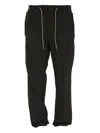 Aspesi Drawstring Trousers In Black