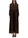 Aspesi Cotton Muslin Maxi Dress