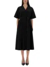 Aspesi Button-down Midi Dress With Belted Waist
