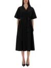 Aspesi Button-down Midi Dress With Belted Waist