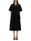 Aspesi Button-down Midi Dress With Belted Waist