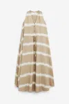 Aspesi Midi Lines Dress In Multi