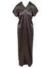 Aspesi Dresses Dove Grey In Black